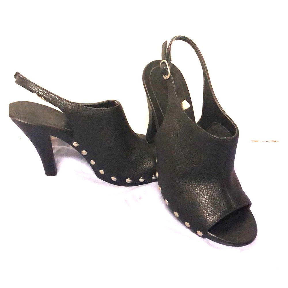 Chilis heeled peep toe sling back
